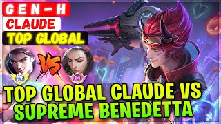 Top Global Claude Vs Supreme Benedetta [ Top Global Claude ] G e n - H - Mobile Legends Build screenshot 5