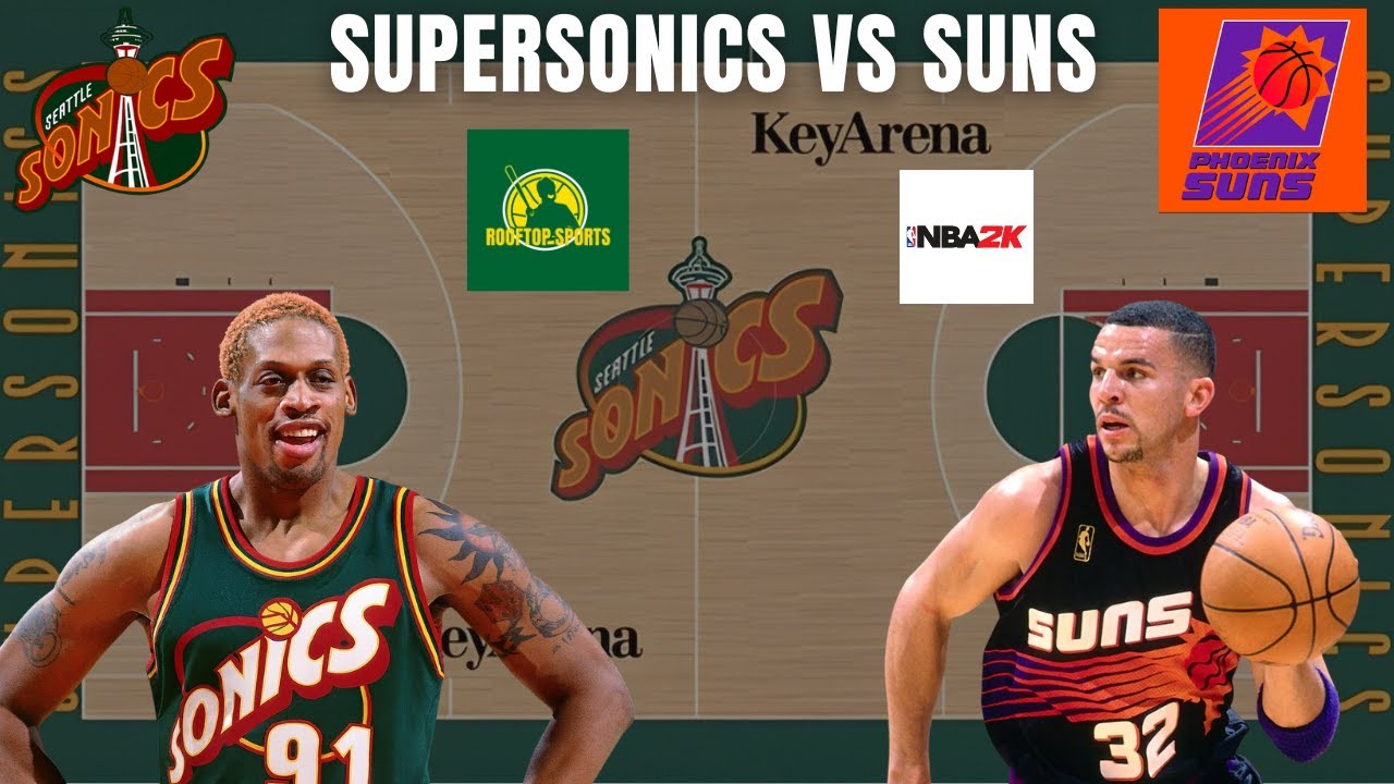 Rewriting SuperSonics History in 2k: Seattle SuperSonics vs Phoenix Suns