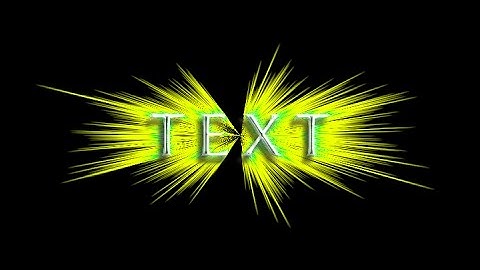 How to make Light Burst Text Effect In photoshop CC CS4 CS5 CS6