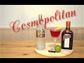 Космополитен популярный коктейль с Водкой и Куантро, Cosmopolitan cocktail with Vodka and Cointreau