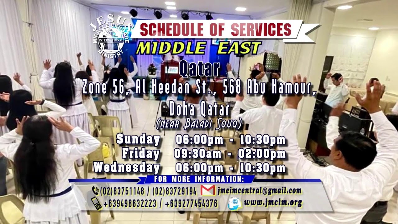 𝗝𝗠𝗖𝗜𝗠 𝗧𝗔𝗥𝗟𝗔𝗖 𝐋𝐢𝐯𝐞 𝐒𝐭𝐫𝐞𝐚𝐦𝐢𝐧𝐠 𝐎𝐟 𝙎𝙪𝙣𝙙𝙖𝙮 𝙂𝙚𝙣𝙚𝙧𝙖𝙡 𝙒𝙤𝙧𝙨𝙝𝙞𝙥 Holy Supper | March 1, 2026.