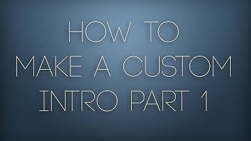 How To Create A Custom Intro With Cinema 4D Part 1