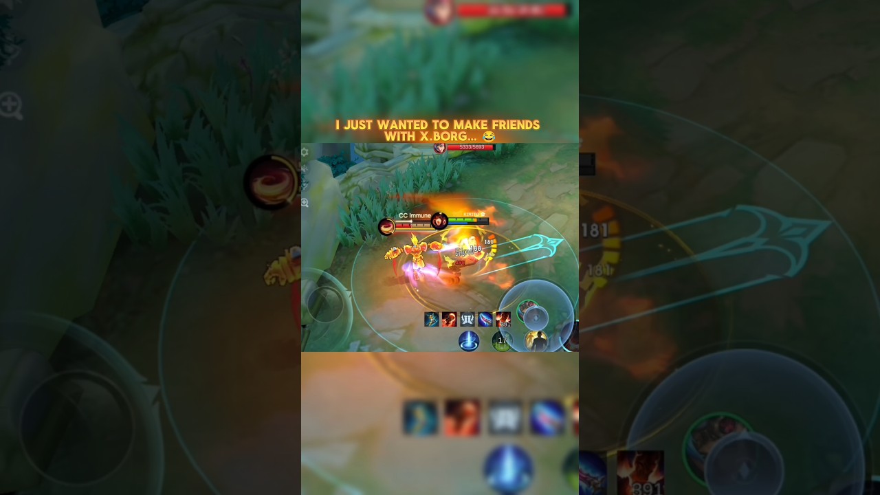 I just wanted to make friends with X.Borg&hellip; 😂💀 #shorts #moba5v5 #aldous