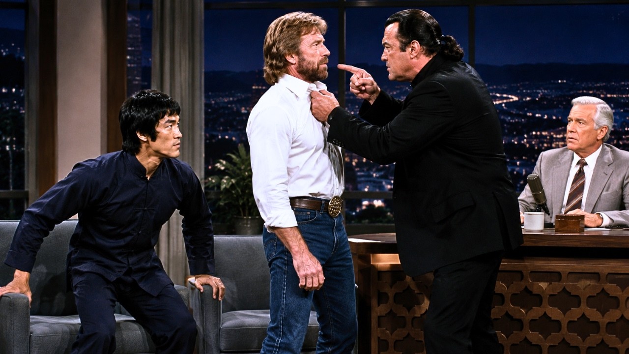Bruce Lee Watched Steven Seagal Attacked Chuck Norris in Front of Carson —  The Ending Shocked Every!