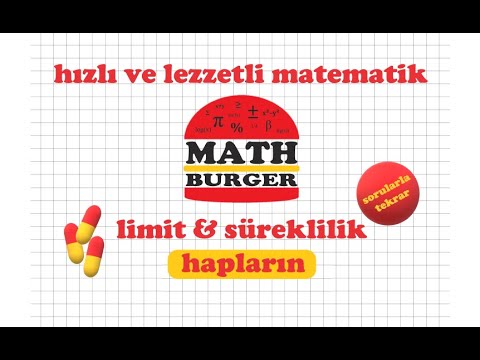 LİMİT VE SÜREKLİLİK / 10 SORUDA BÜTÜN KONU / ÖZET