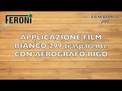 FILM BIANCO 299 Prodotto impermeabilizzante per legno