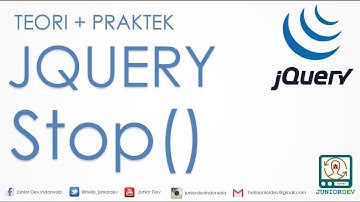 Menghentikan Efek Animasi / Stop dengan jQuery | Tutorial jQuery (part 6)