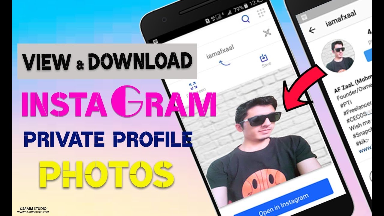 how to view and download instagram profile photos without following - open private instagram without following