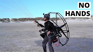 Launching A Paramotor With NO HANDS By Dell Schanze!! World