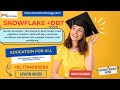 Snowflake + DBT (Data Build tool) | Online Training Course | End-to-End Project | Real-Time Projects