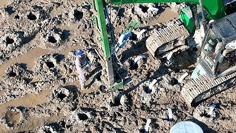 Geodreno Vertical - Aplicação de Geodreno em solos moles