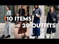 10 ITEMS, 20 AUTUMN OUTFITS | What I&#39;m Packing For Europe!