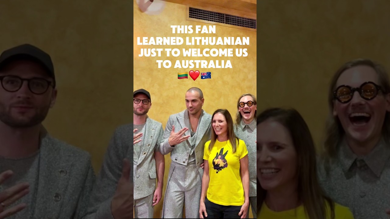 Australian Fan Learns Lithuanian 🇱🇹❤️🇦🇺