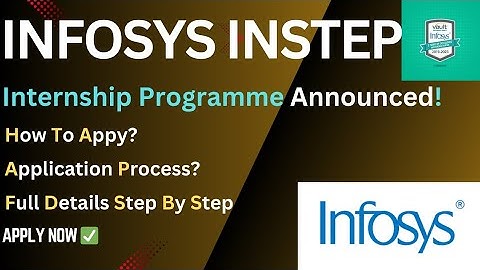 Infosys Instep Internship 2024 | 2025 Batch | How To Appy ✅| Application Process Step By Step