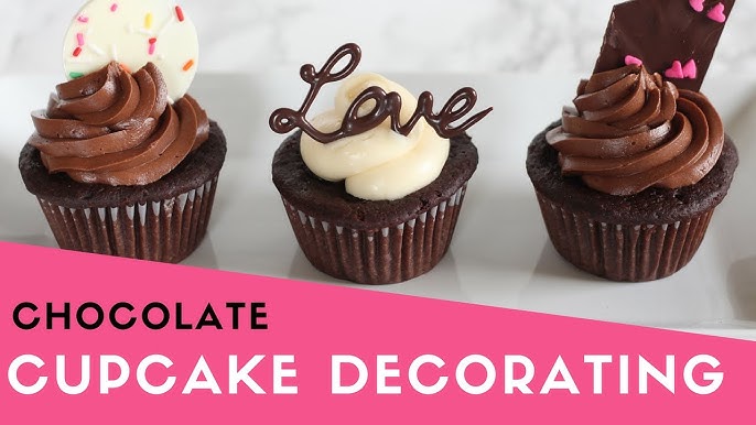 Chocolate Letters Tutorial for Cupcakes & Cookies - Make Life Lovely