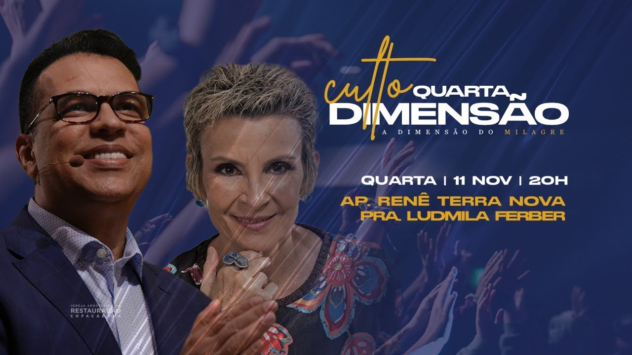 Restauração Copacabana - Culto especial com Renê Terra Nova e Ludmila Ferber - Ao Vivo [11.11.2020]