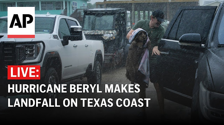 LIVE: Hurricane Beryl makes landfall on the Texas coast near Matagorda