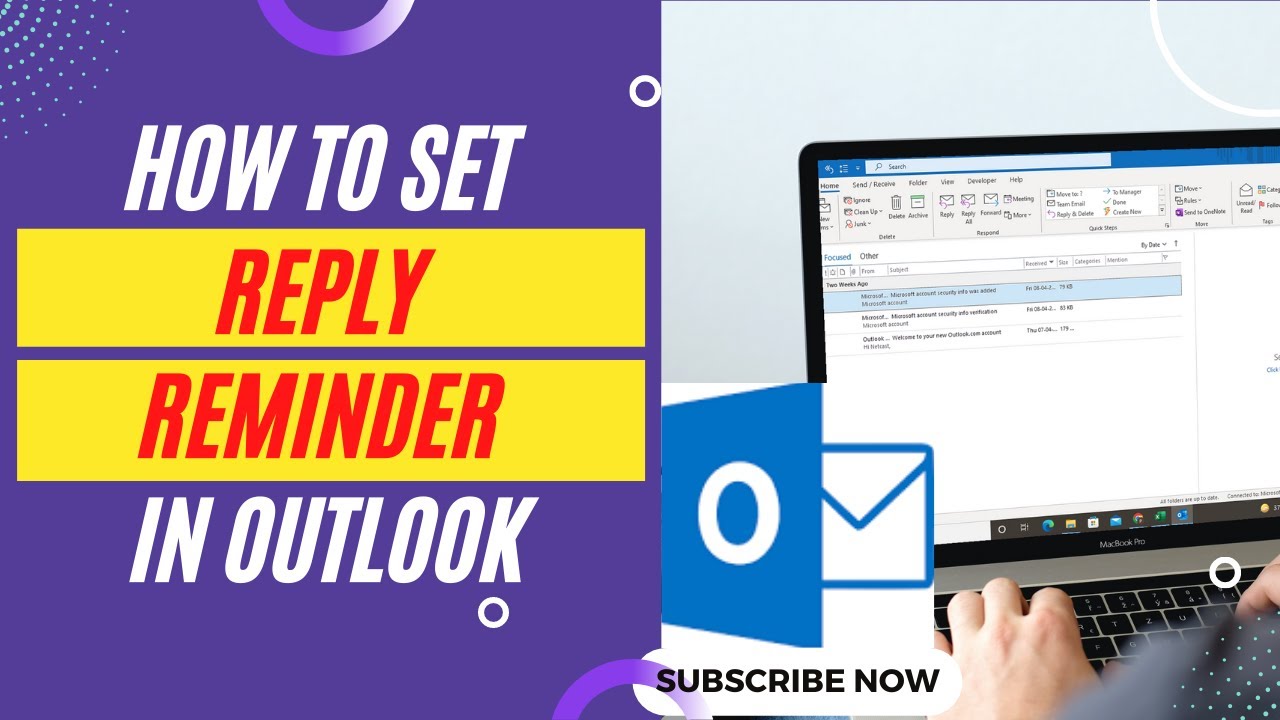 How to Send Reminder Email in Outlook How to Set Reply Reminder in