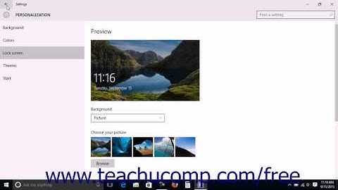 Windows 10 Tutorial Accessing the “Personalization” Settings Microsoft Training