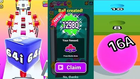 ✨Jelly Run 2048 64i New Version | Bounce Merge 3D 1298Q | Ball Run 2048 1024A |  High Score Battle