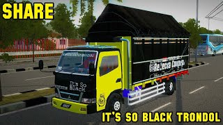 Share Mod Canter It's So Black Trondol Bussid