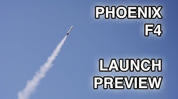 Phoenix F4 Launch Preview | Thrust Vector Control Model Rocket