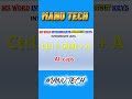 Ctrl+shift+a | MS Word shortcut keys hindi