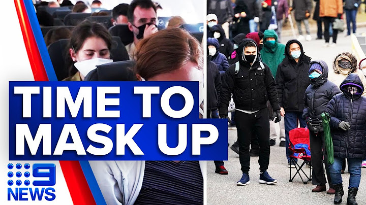 Coronavirus: Americans told to mask up on transport | 9 News Australia