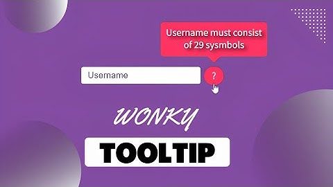 How To Make Tooltips With Html and CSS Only | On Hover Tooltip CSS