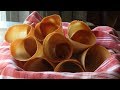 Make Your Own Ice Cream Cones! How to Make Crispy Sugar Cones - Ice Cream Cone Recipe