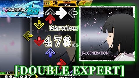 【DDR A20】 Re:GENERATION [DOUBLE EXPERT] 譜面確認＋クラップ
