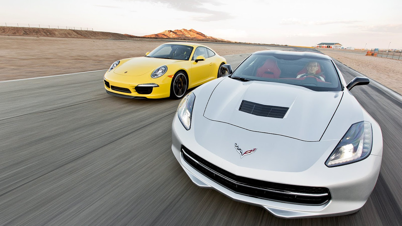 vs 2013  New Update  2014 Chevy Corvette Stingray vs 2013 Porsche 911 | Track Tested