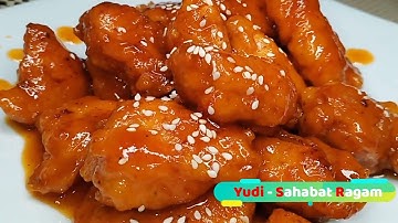 Ayam Goreng Madu Pedas Manis - Sweet Spicy Honey Fried Chicken