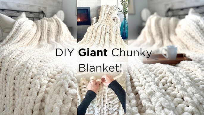 Chunky Yarn Hand Knitted Blanket Class Saturday 08/26 10:30am