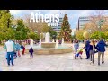Athens, Greece 🇬🇷 - Winter 2022 - 4K-HDR Walking Tour (▶2Hours)