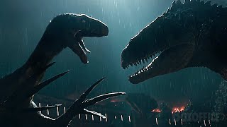 TRex e Therizinosaurus VS Giganotosaurus | Lotta finale di Jurassic World  Il dominio