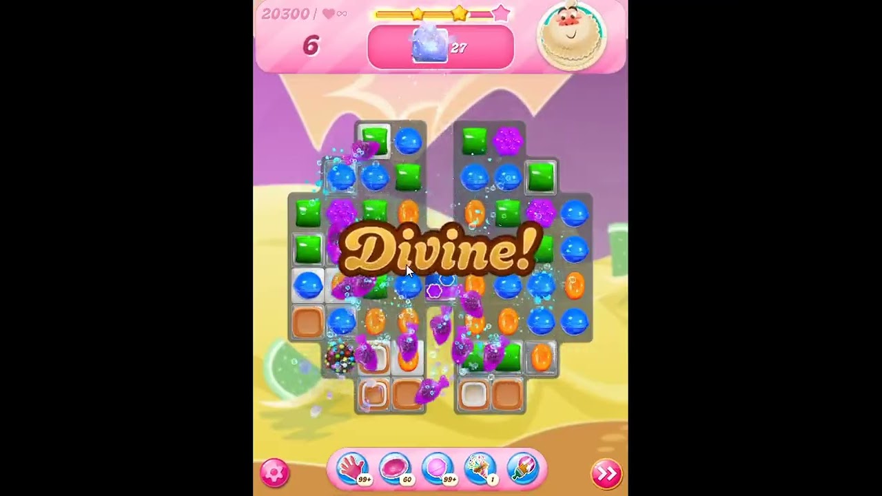 Candy Crush Saga Level 20300 - NO BOOSTERS | SKILLGAMING ✅