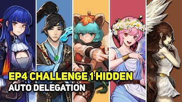 Crusaders Quest - EP4 Challenge 1 Hidden Auto Delegation - Altair Kaede Orfeo Aubrey Noa