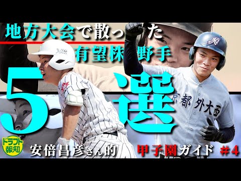 【大物候補】甲子園ガイド#4  逸材はまだまだいるぞ!地方大会で散った有望野手を探せ~【ドラフト報知】
