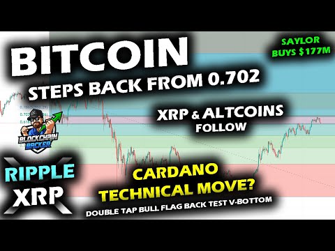 BITCOIN STEPS BACK