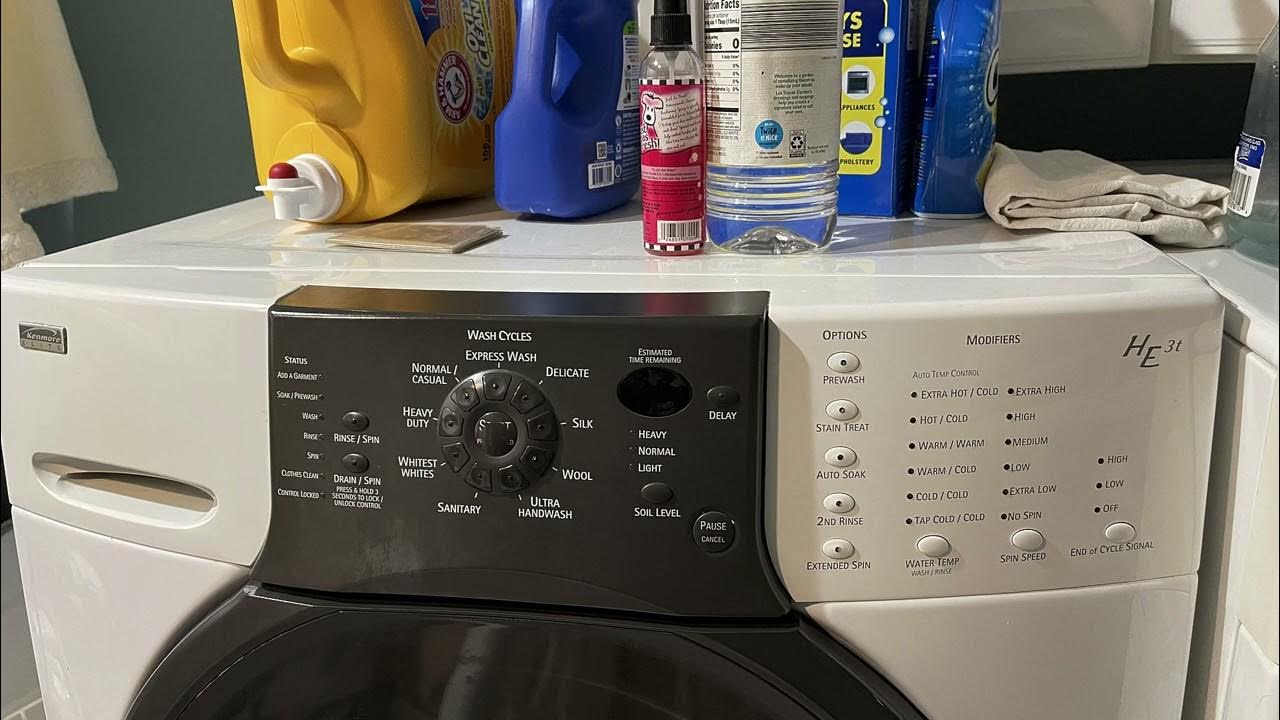 Part I Sears Elite HE3t Washer failure YouTube
