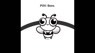 POV: Bees. #bee #bees #insect #johblor #animation #funny #2d #2danimation #мем #анимация