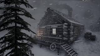 BRUTAL ARCTIC WINTER with EXTREME COLD and snowstorms for sleeping. SEVERE WINTER STORM 2025