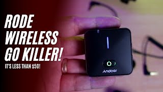 Budget Rode Wireless Go Killer - Andoer MX5 Review and Audio Test