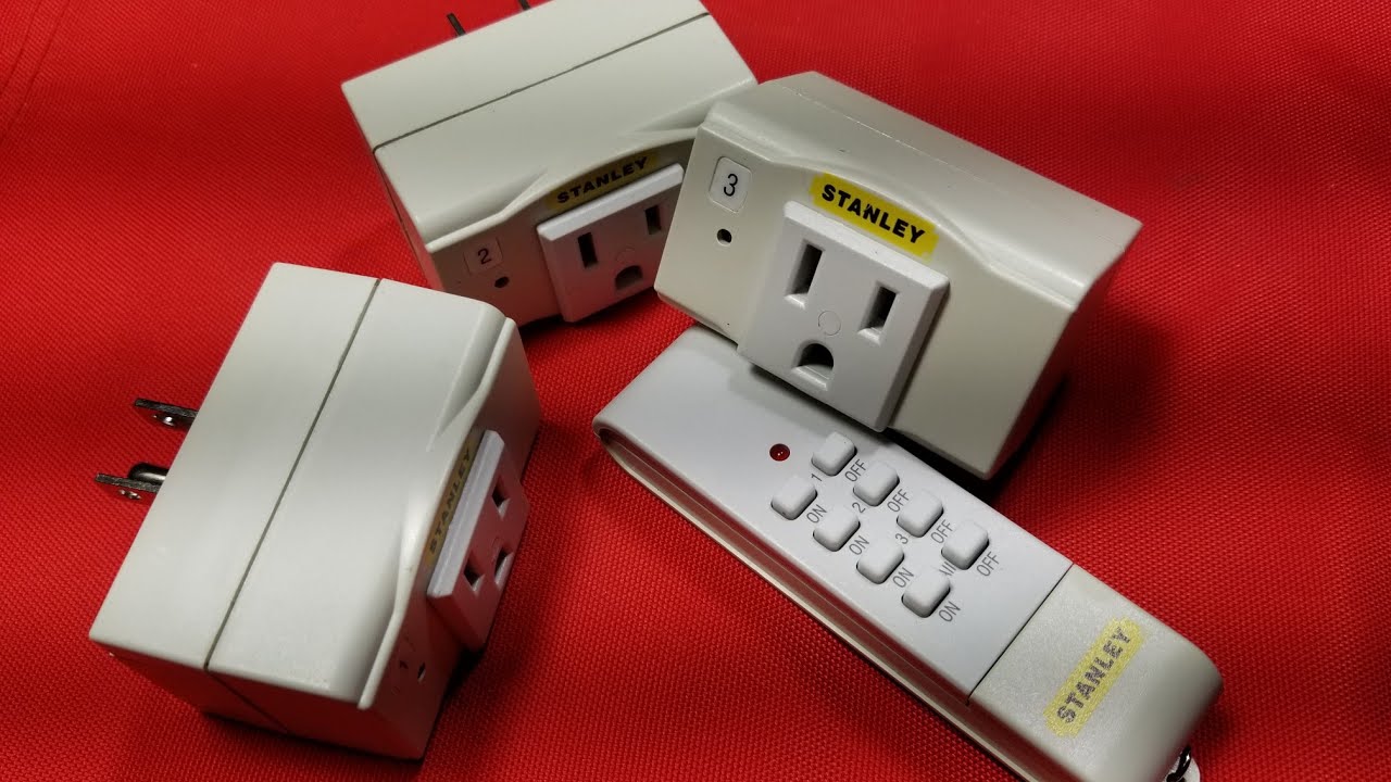 3 Each Stanley 31166 Wireless Remote Control System 