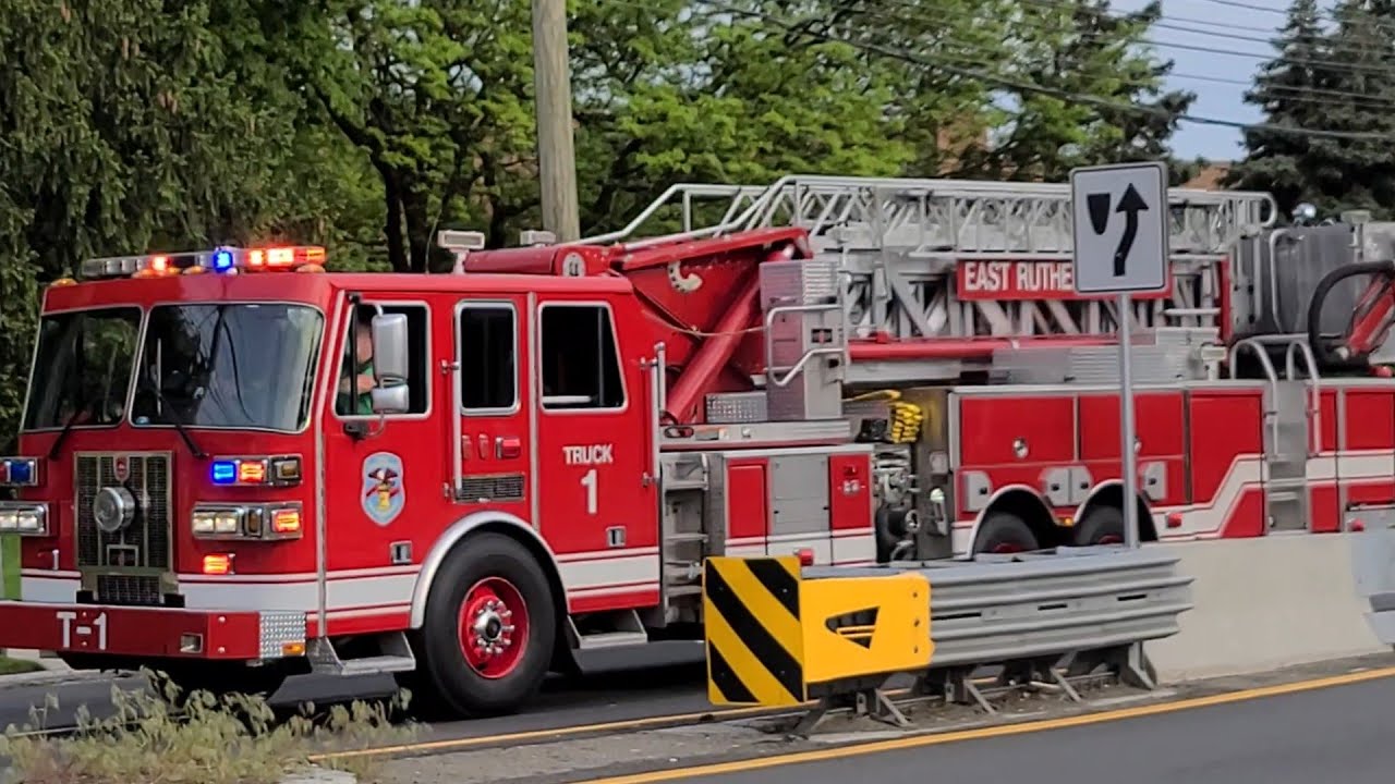 East Rutherford Nj Truck 1 Responding W/Toots 5-18-20 - YouTube