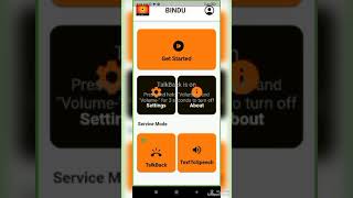 very accessible Bindu app how to user Bindu application with TalkBack for blind user #blind #people. screenshot 4