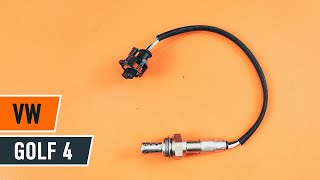 Cum schimb Senzor sonda lambda VW GOLF IV (1J1) - tutoriale video