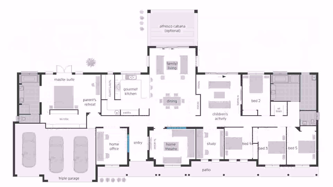  3  Bedroom  House  Floor Plans  Australia see description 