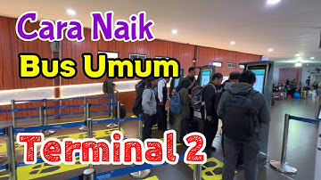 Cara Naik Bus Umum di Bandara Soekarno Hatta, Terminal 2